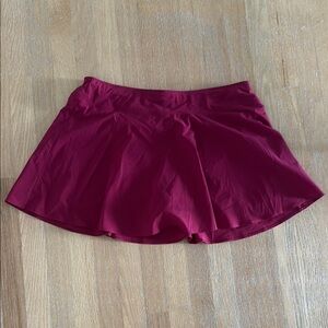 Prince Women's Skirt in Rich Burgundy